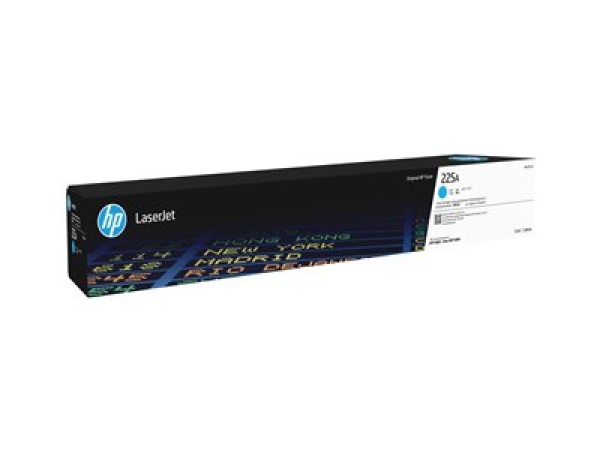 HP 225A - Azurová - originální - LaserJet - kazeta s barvivem (W2251A) - pro P/N: 9S183A#202, 9S183A#BGJ, 9S184A#BGJ