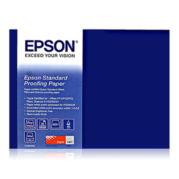 Epson Proofing Paper Standard - Polomatný - 9 mil - Role (43,2 cm x 30,5 m) - 240 g/m2 - 1 role nátiskový papír - pro SureColor SC-P10000, P20000, P6000, P7000, P7500, P8000, P9000, P9500, T3200, T5200, T7200
