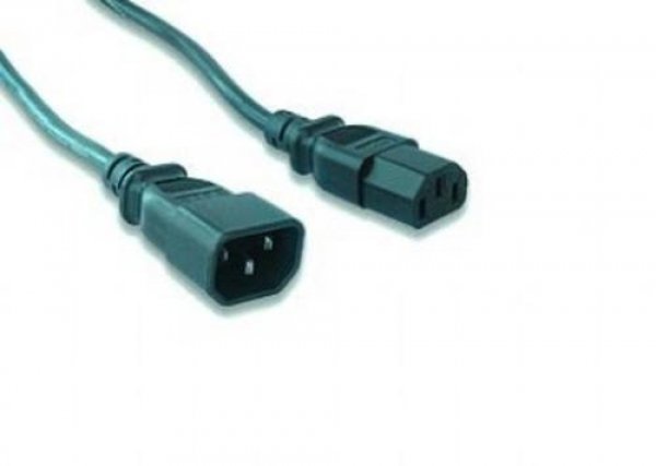 Kabel napájecí prodlužovací 230V, síťový, 1m