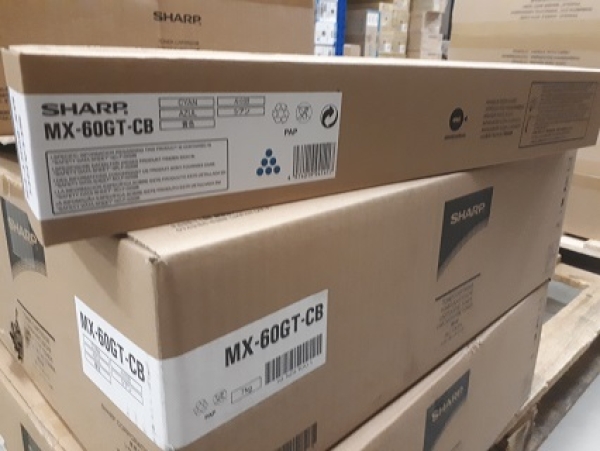Toner Sharp MX-60GTCB azurový