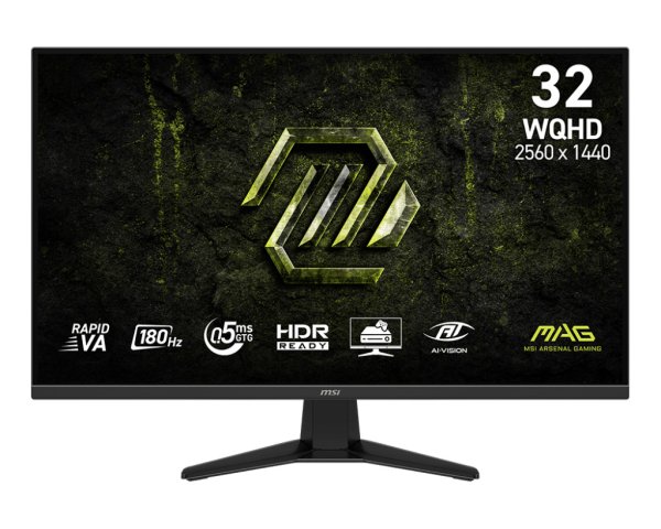 MSI MAG/325QF E18V/31,5''/VA/QHD/180Hz/0,5ms/Černá/3R