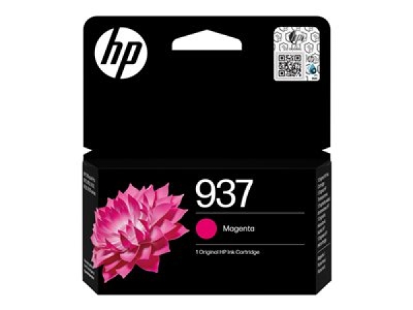 HP 937 - 10 ml - purpurová - originální - Officejet - inkoustová cartridge - pro Officejet Pro 9110, 9120, 9122, 9125, 9128, 9130, 9132, 9135, 9720, 9730
