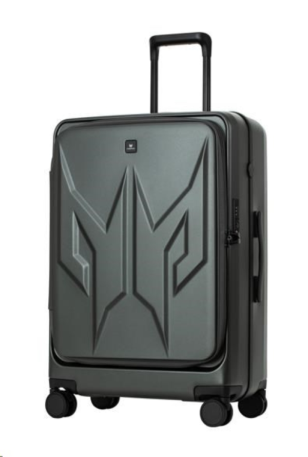 ACER Predator Streetstyle 25" - matně šedý, pevný cestovní kufr, materiál: 100% polykarbonát, TSA kombinační zámek, před