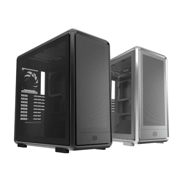 Cooler Master case MasterFrame 600 Mesh Black ARGB, Průhledná bočnice, ATX, 2x 200mm ARGB Fan, 1x 120mm ARGB Fan, Černá