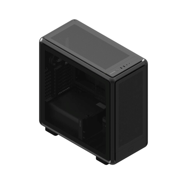 Cooler Master case MasterFrame 600 Mesh Black ARGB, Průhledná bočnice, ATX, 2x 200mm ARGB Fan, 1x 120mm ARGB Fan, Černá