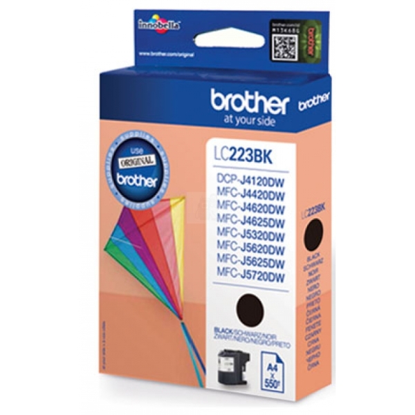 Náplň BROTHER LC 223BK černá (600 stran)