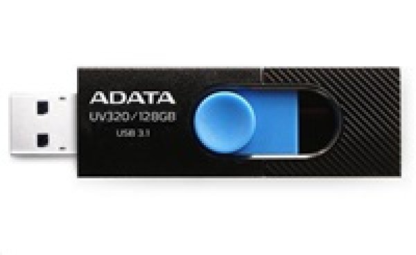 FlashDisk 32GB ADATA UV320 black/blue USB 3.0 (AUV320-32G-RBKBL)