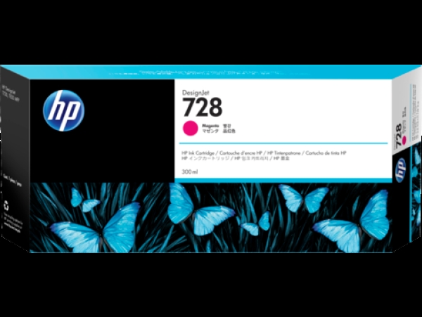 Náplň HP č.728, F9K16A (300ml) purpurová 