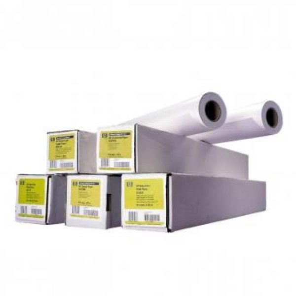 HP 594/45.7/Bright White Inkjet Paper, matný, 23", Q1445A, 90 g/m2, papír, 594mmx45.7m, bílý, pro inkoustové tiskárny, role, unive