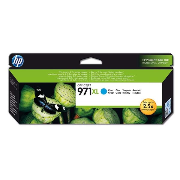 Náplň HP No.971XL, CN626AE azurová (6 600 stran)