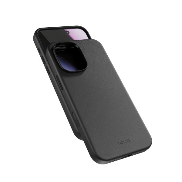 Epico Leather Mag+ Case iPhone 17 - černá
