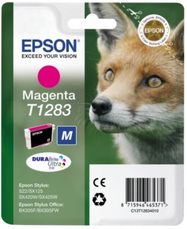 Náplň Epson C13T12834011 (M) purpurová blistr