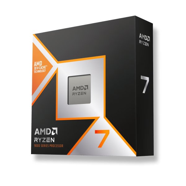 AMD cpu Ryzen 7 9800X3D AM5 Box (bez chladiče, 4.7GHz / 5.2GHz, 8+96MB cache, 120W, 8x jádro, 16x vlákno, grafika), Zen5 Granite Ridge AM5