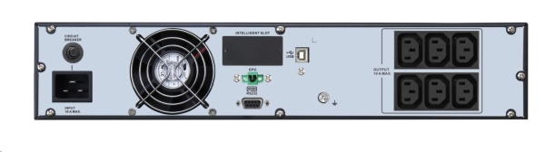 APC Easy UPS On-Line, 2000VA/1800W Li-ion Rack/Tower 2U, 230V, 6 IEC C13 outlets, Intelligent Card Slot, W/ rail kit