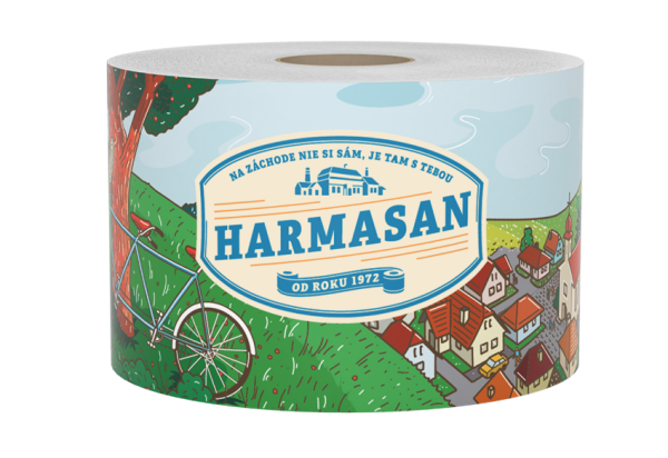 HARMASAN toaletní papír, 2 - vrstvý, recykl, 69 m