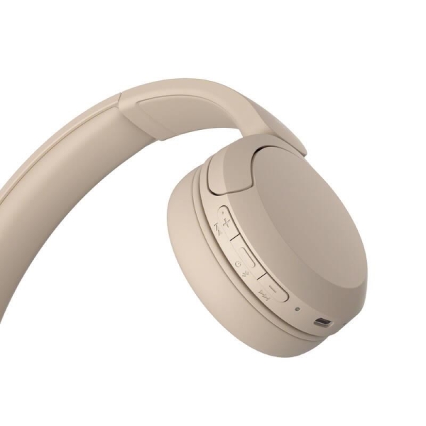 Sony bezdrátová sluchátka WH-CH520, EU, béžová