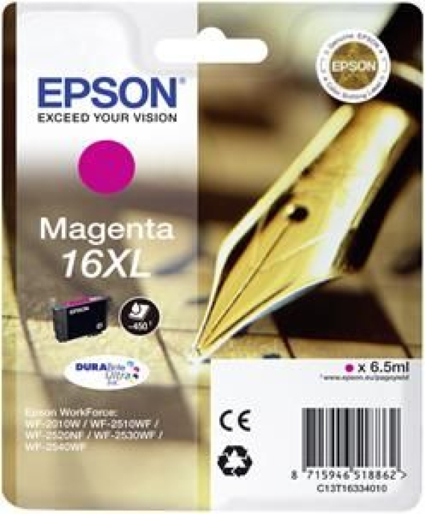 Náplň Epson 16XL, C13T16334012 purpurová blistr 