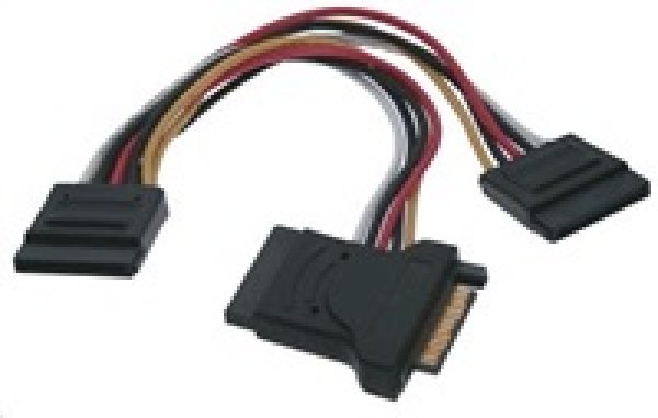 PREMIUMCORD Kabel SATA napájecí (Y) k HDD (3xF/1xM, 16cm, rozdvojka)