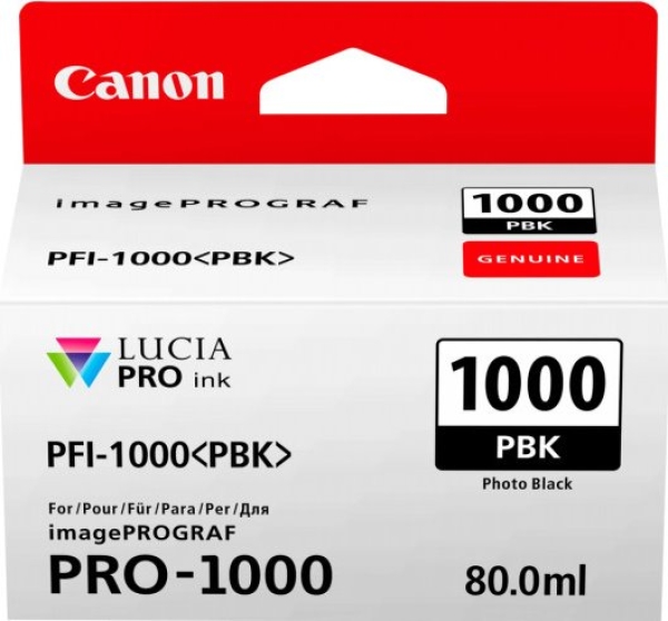 Náplň Canon PFI-1000PBK foto černá