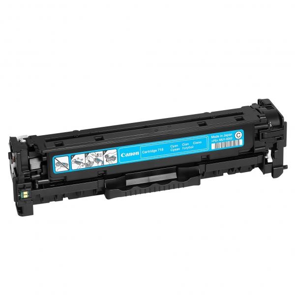 Toner CANON CRG-718 azurový (2 900 stran)
