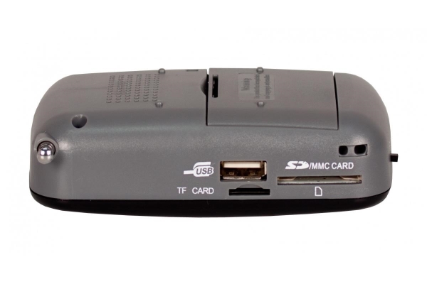 Orava RP 130 přenosný rádiopřijímač, SD Karta, výstup na sluchátka, LED displej, FM rádio, USB, AUX vstup, černý