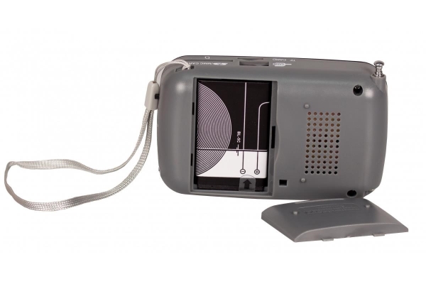 Orava RP 130 přenosný rádiopřijímač, SD Karta, výstup na sluchátka, LED displej, FM rádio, USB, AUX vstup, černý