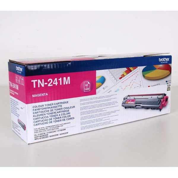 Brother TN-241M, purpurový originální toner do tiskárny Brother