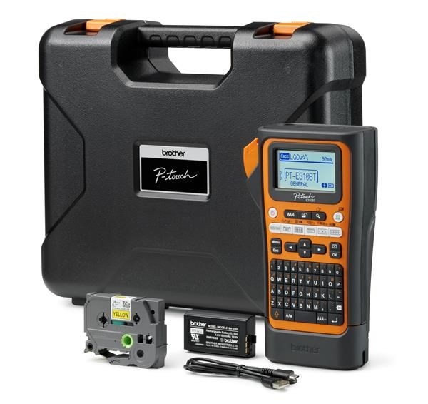 Tiskárna samolepicích štítků Brother, PT-E310BTVP, s pouzdrem