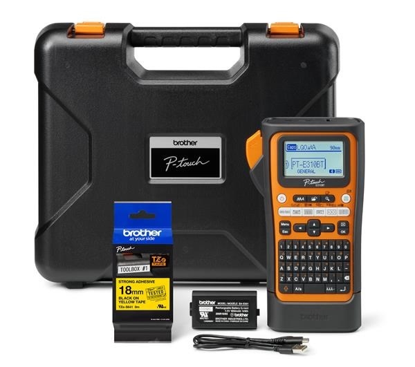 Tiskárna samolepicích štítků Brother, PT-E310BTVP, s pouzdrem