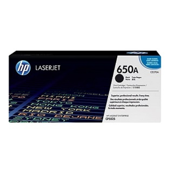 Toner HP č.650A CE270A černý