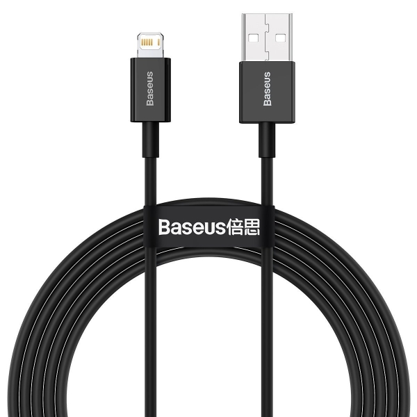Baseus Superior Series rychlonabíjecí kabel USB/Lightning 2.4A 1m èerná