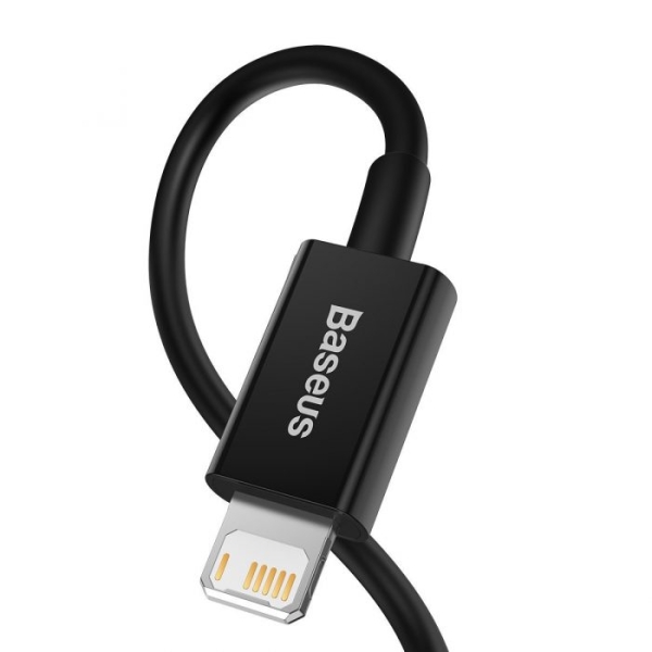 Baseus Superior Series rychlonabíjecí kabel USB/Lightning 2.4A 1m èerná