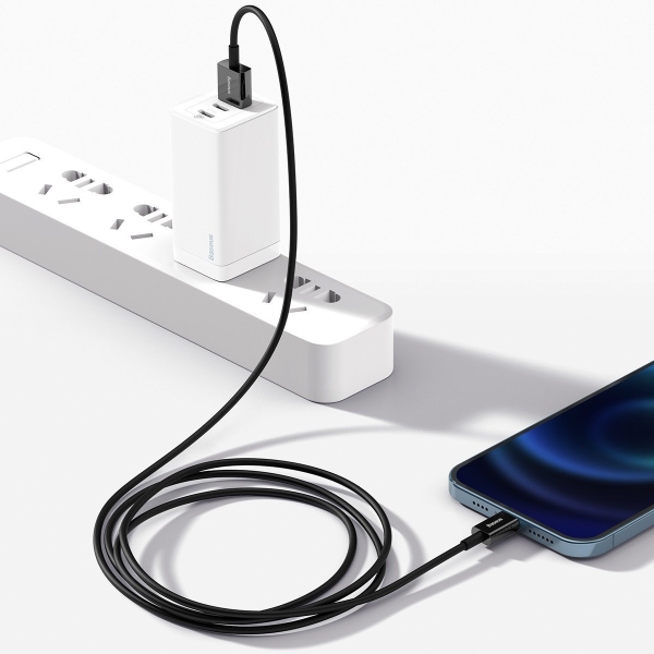 Baseus Superior Series rychlonabíjecí kabel USB/Lightning 2.4A 1m èerná