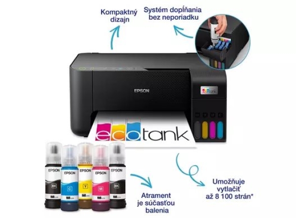 Inkoustová tiskárna Epson EcoTank L3270, C11CJ67434