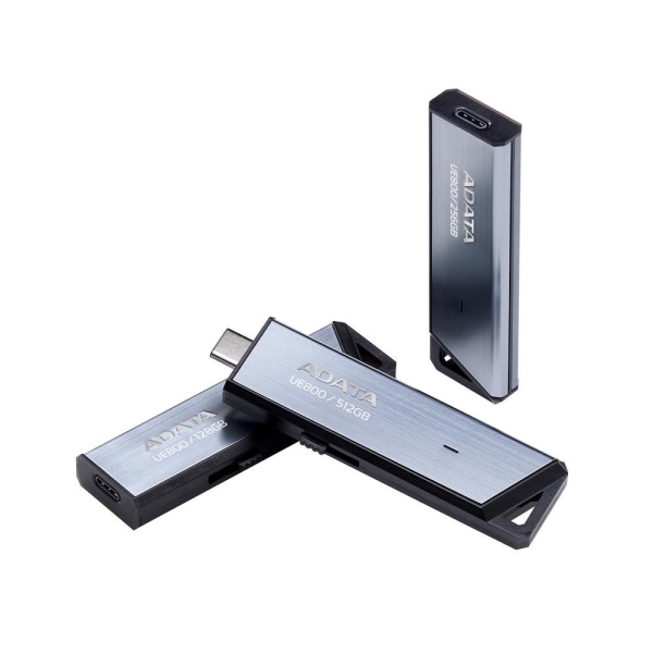 ADATA Flash Disk 512GB UE800, USB 3.2 USB-C, Elite drive, šedá kov černá plast