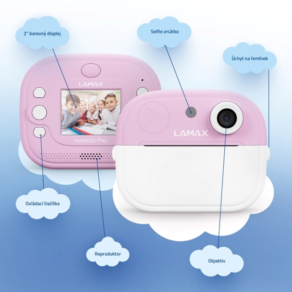 LAMAX InstaKid2 Play - pink