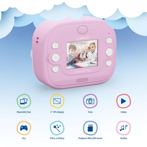LAMAX InstaKid2 Play - pink
