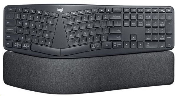 Logitech K860/Bezdrátová Bluetooth/US-Layout/Černá