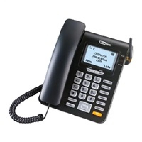 MaxCom MM28DHS, stolní GSM telefon, černá