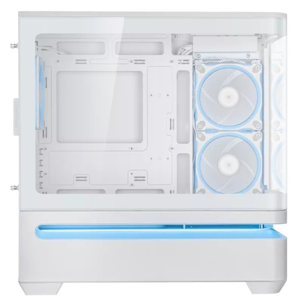 ASUS Case AP202 PRIME CASE, mATX, Průhledná bočnice, 3x 120mm ARGB Fan, bílá