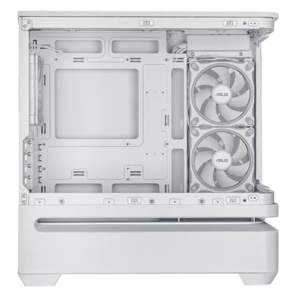 ASUS Case AP202 PRIME CASE, mATX, Průhledná bočnice, 3x 120mm ARGB Fan, bílá