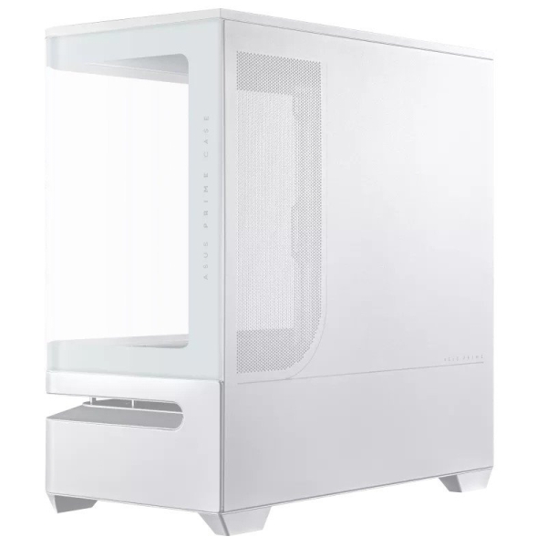 ASUS Case AP202 PRIME CASE, mATX, Průhledná bočnice, 3x 120mm ARGB Fan, bílá