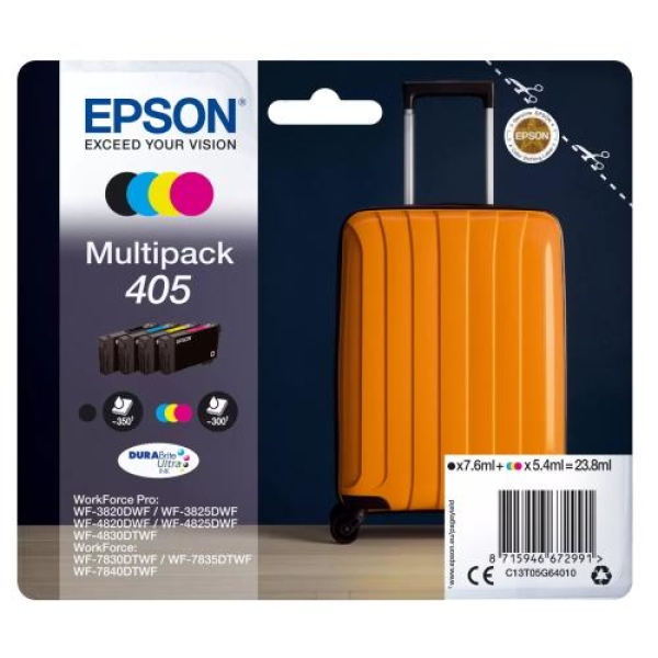 Náplň Epson 405, C13T05G64010 CMYK multipack