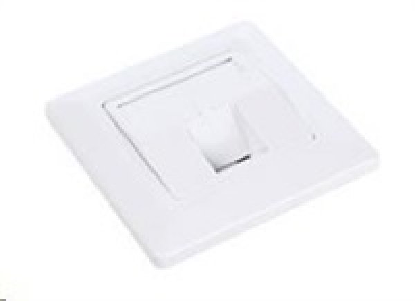 Solarix Zásuvka modulární pro 1 keystone pod omítku bílá SX9-1-0-WH