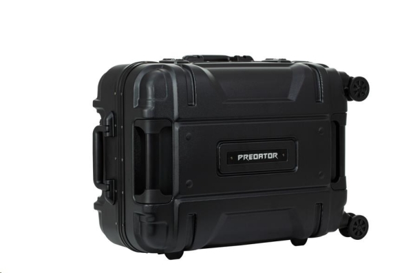 ACER Predator Robust Luggage 22" - černý, zesílený cestovní kufr, materiál: 100% polykarbonát, TSA kombinační zámek, 2 h