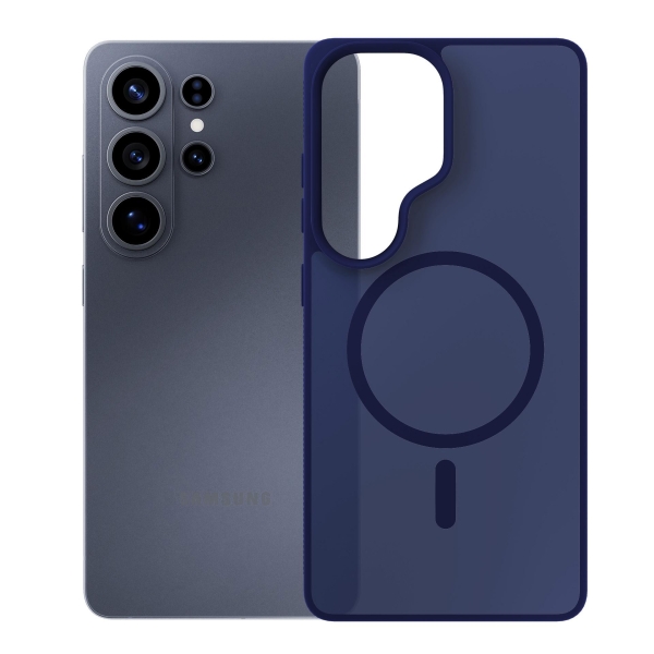 3mk ochranný kryt Smoke MagCase Blue pro Samsung Galaxy S26 Ultra