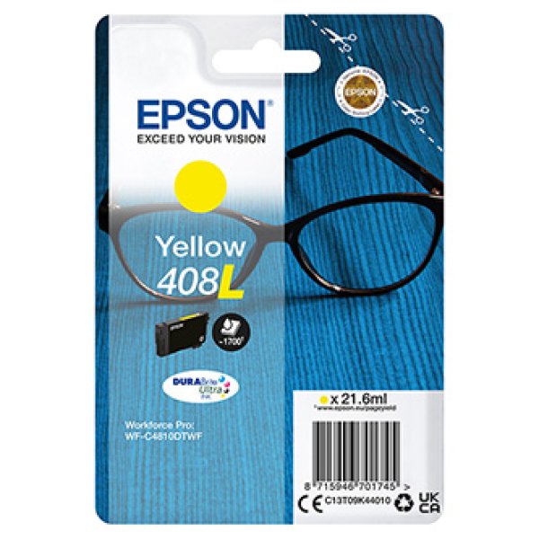 Náplň Epson 408L, C13T09K44010 žlutá