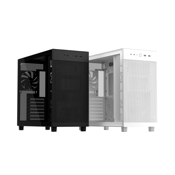 ASUS case PRIME AP303 TG BLACK, ATX, průhledná bočnice,1x120mm, černá