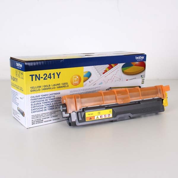 Brother TN-241Y, žlutý originální toner do tiskárny Brother