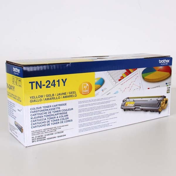 Brother TN-241Y, žlutý originální toner do tiskárny Brother